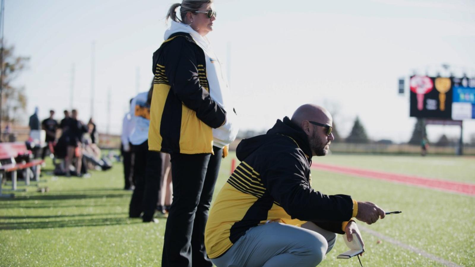  wsr rugby 2024 coach casey hansen and asst. coach bridget bollman