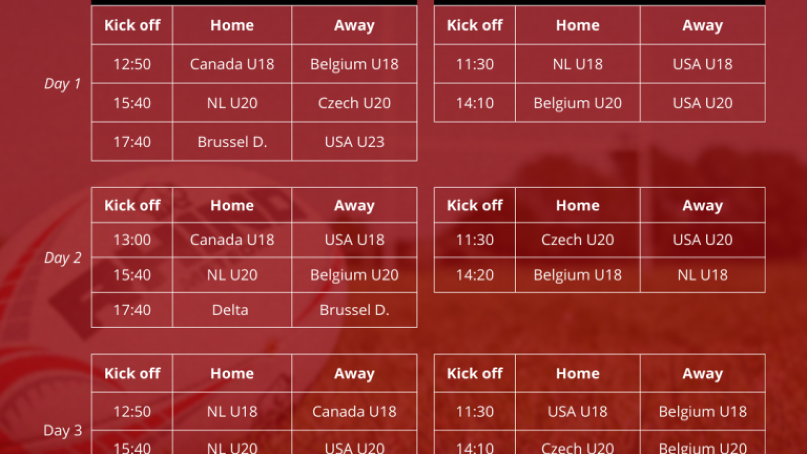 corendon summer tour schedule 0