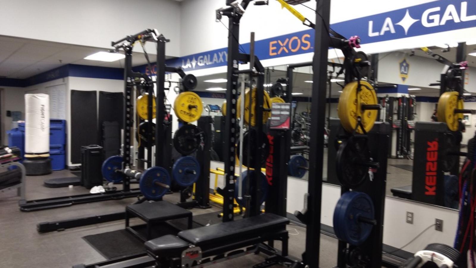 dignity health sports park weight room 1 alex goff