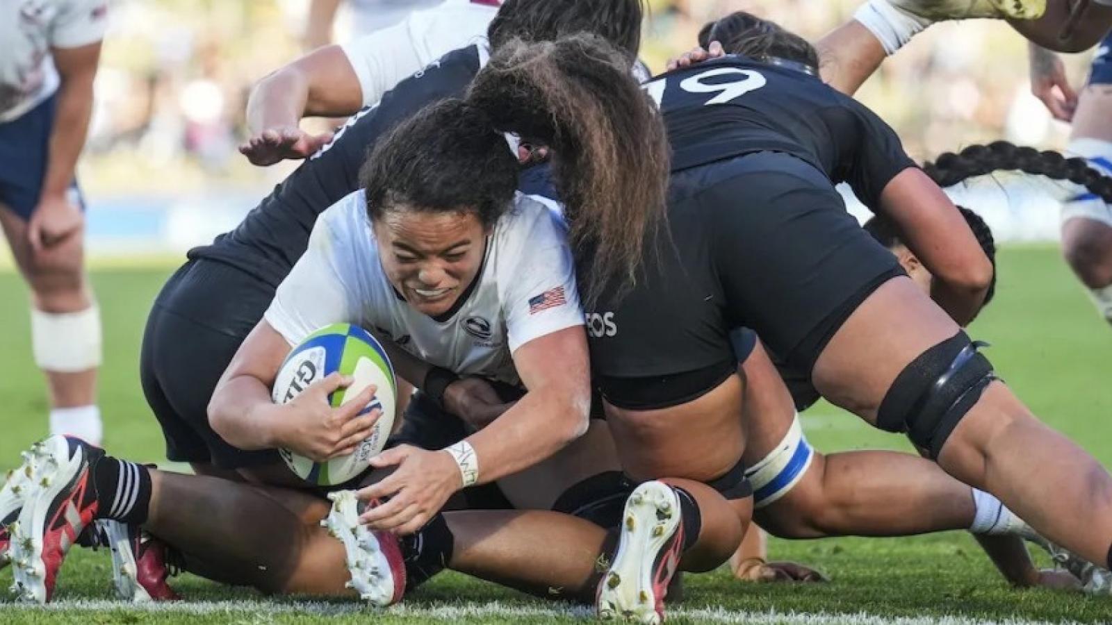 freda tafuna scores for usa john cowpland for usa rugby