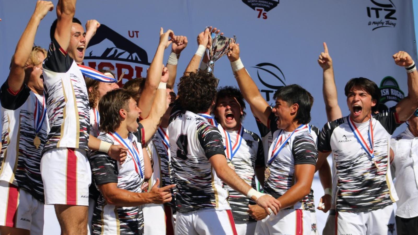 rebel celebrates 2023 nai 7s alex goff