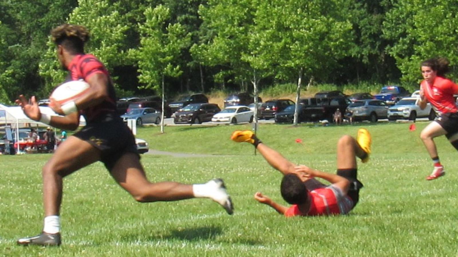 ruiz scores warrior 7s alex goff