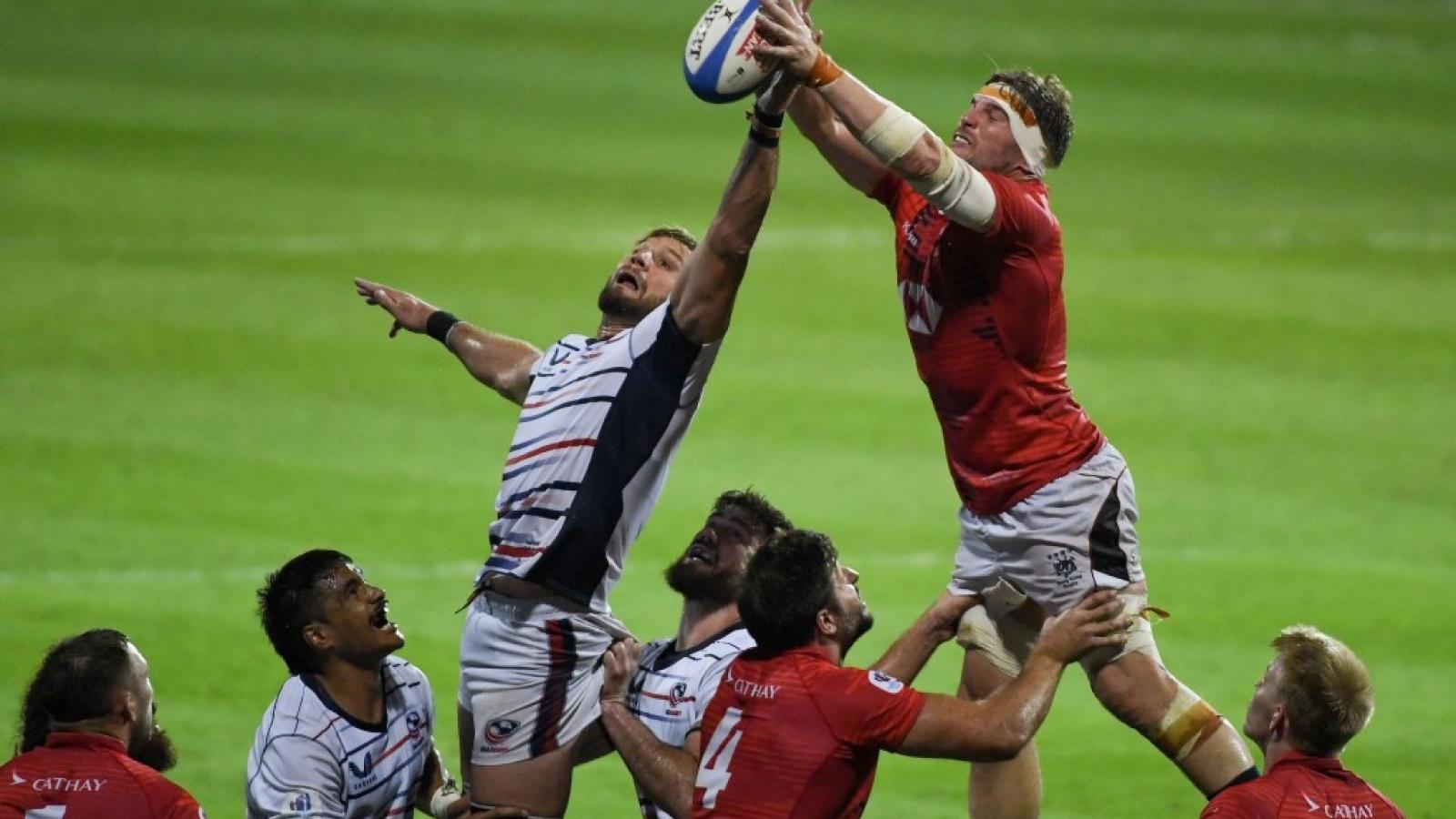 rwc 2023 final qualifying tournament   usa v hong kong 2 photo by martin dokoupil   world rugbyworld rugby via getty images