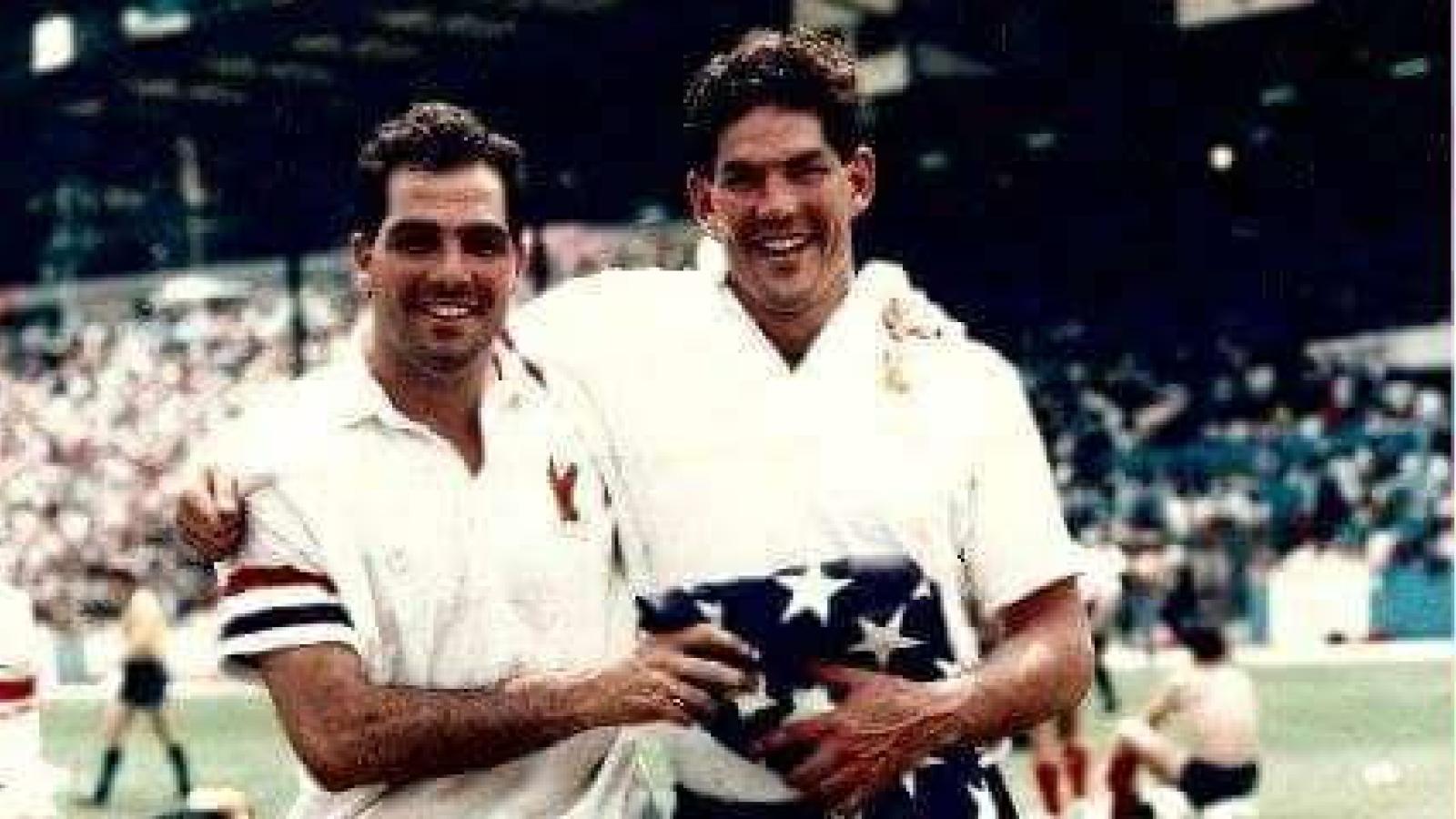 Siano with Tony Ridnell in Hong Kong