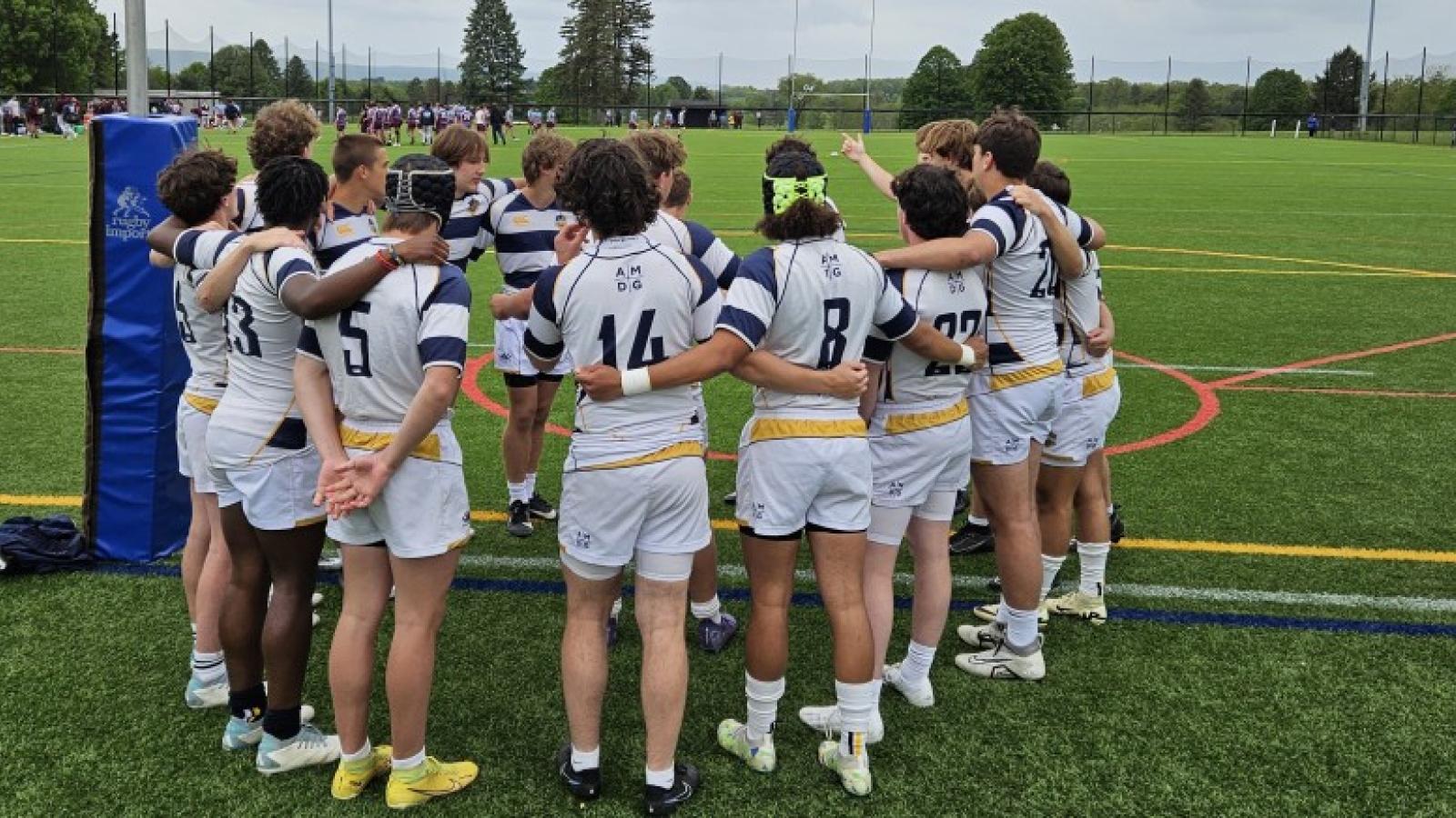 sihs jv blue huddle