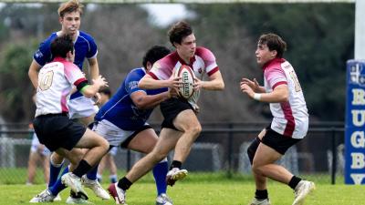 Brother Martin in white vs Jesuit New Orleans. Photo Dmitriy Pritykin.