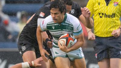 UVic grad Brock Webster navigates through. Photo MLR.