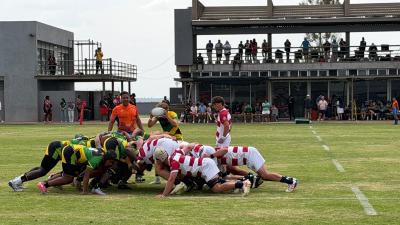 CRAA U19s and Jamaica pack down. RAN u19s