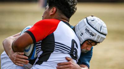 Camas (red and white) and Bend Blues (shockingly, in blue) tied.