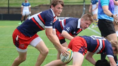 Teagan Frein snipes off the ruck for Dayton.