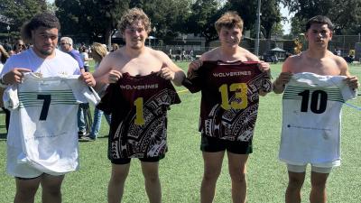 Men of the Match from Lamorinda vs San Mateo.