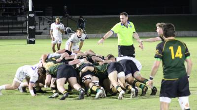 UNC Wilmington in white vs UVM in green in the 2025 NCR D2 semifinal. Photo Alex Goff.
