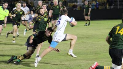 UNC Wilmington in white vs UVM in green in the 2025 NCR D2 semifinal. Photo Alex Goff.