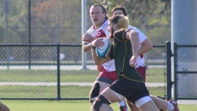 Luca Race on his way to paydirt for Vermont. Photo Alex Goff.