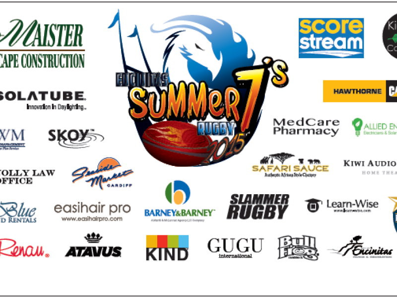 2015 Encinitas Summer 7%27s Sponsor and Photo Banner