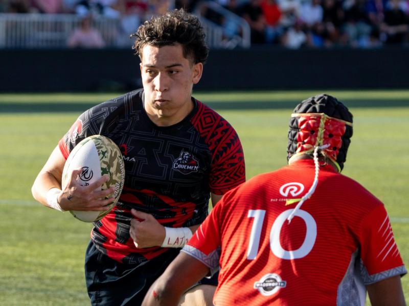 Cavemen (photo from last year's state final) move to #1 for now.