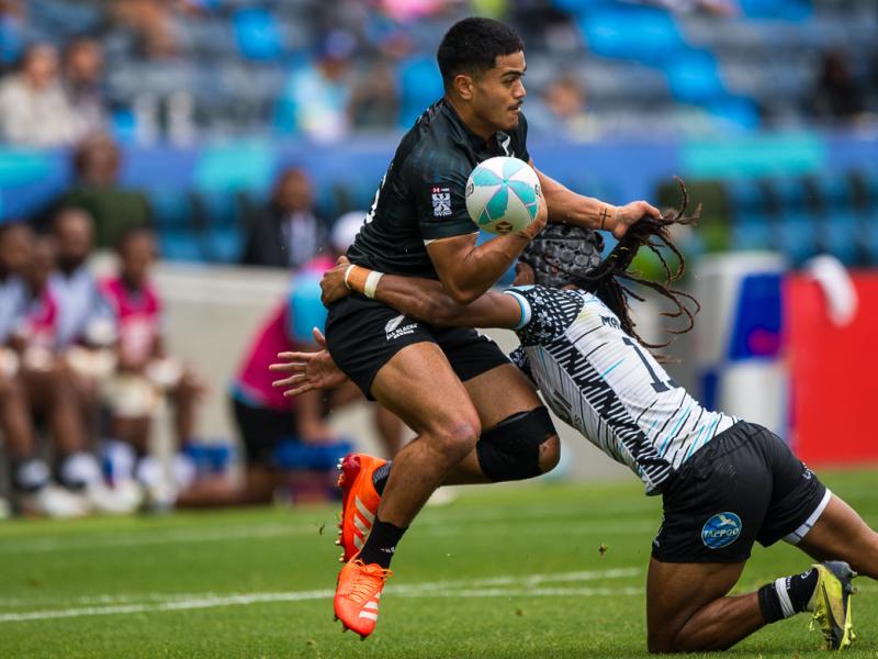 Action from the 2025 LA 7s. Photo David Barpal.
