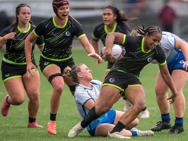 Life vs BYU from the April 11 final. Photo David Barpal.