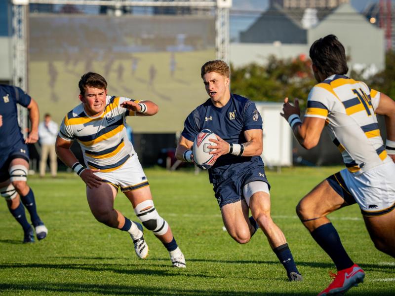 Navy finds some space. Photo Matthew Dalton.