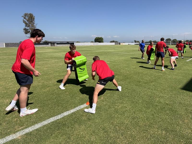 CRAA U19s training in Mexico 2026.