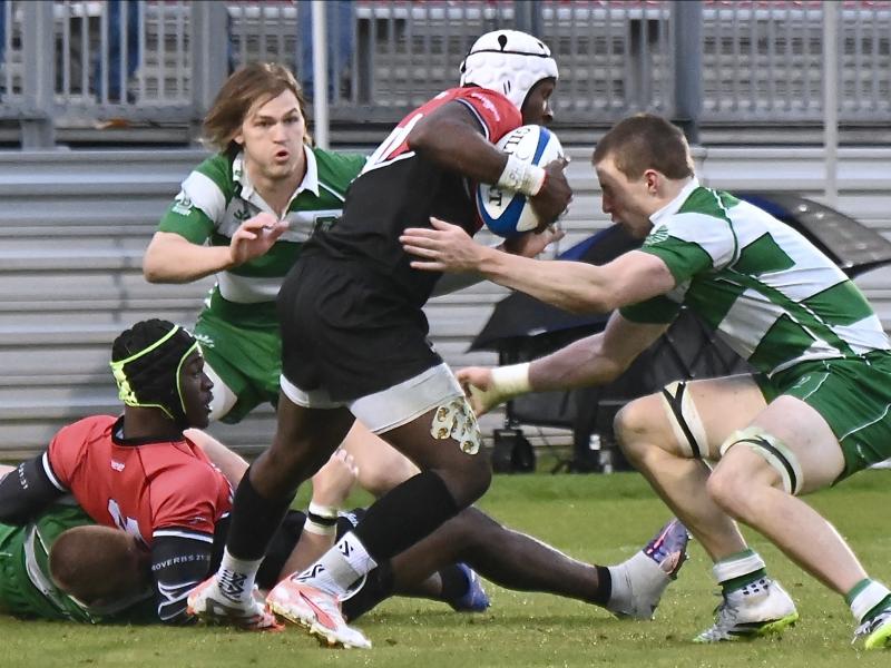 Wheeling just barely got by Dartmouth. 2026 CRC 7s Action from @CoolRugbyPhotos