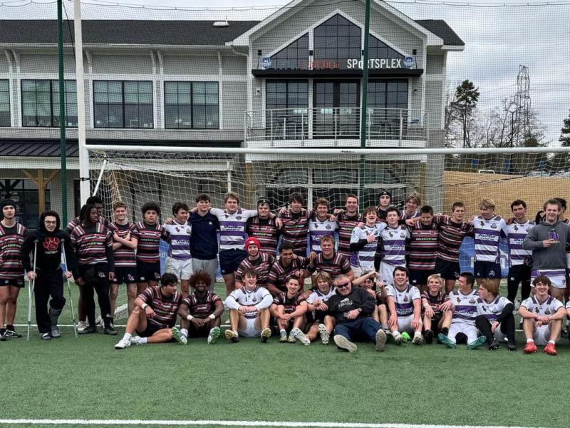 Capitals and South Meck players post-match.