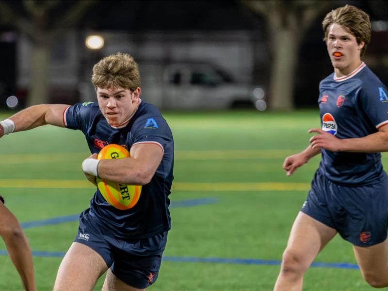 Charlotte Cardinals vs San Mateo Wolverines. Photo Dan Caple.