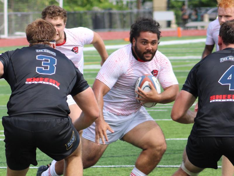 Ray Taele for Davenport vs MSM 2026. Photo Alex Goff.