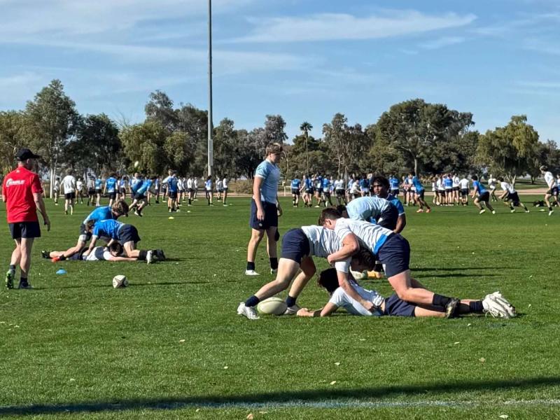 Players go through their paces at the 2025 EIRA Winter Camp.