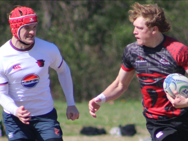 Cavemen were chased down by Charlotte Cardinals in the marquee matchup of the weekend. Alex Goff photo.