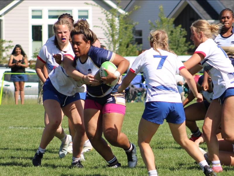NorCal vs Colorado in the Girls U19 bracket of the 2026 Great Northwest Challenge. Photo Alex Goff.