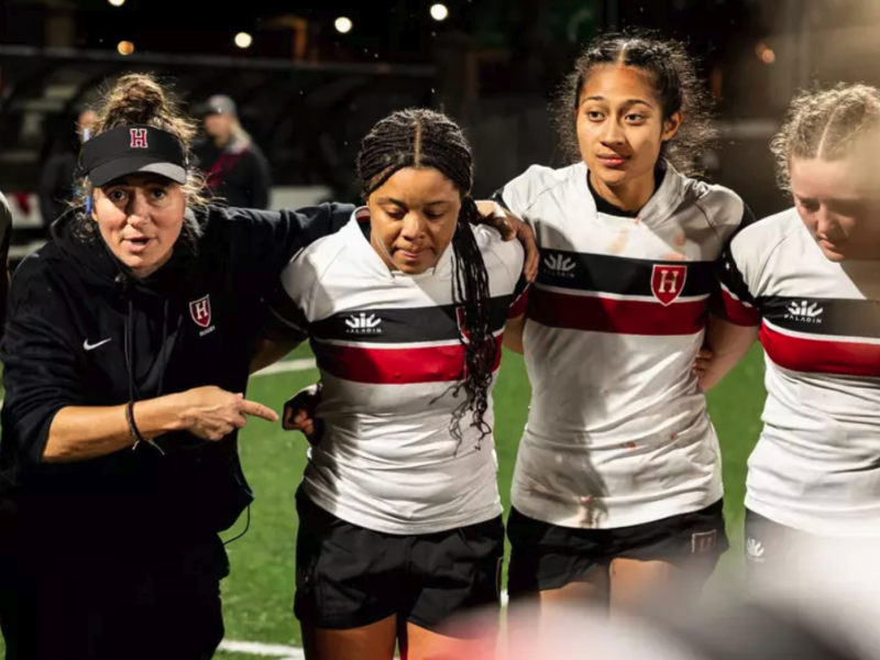 Harvard Huddle With Coach Photo by Ryan DeSantis 2026