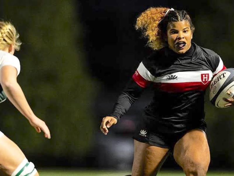 Lennox London for Harvard vs Dartmouth 2025.