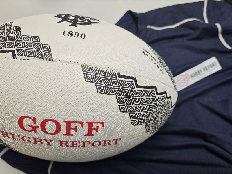 This is our Goff Rugby Report MyGilbert ball.