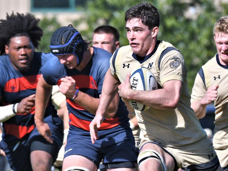 Navy vs Saint Mary's from October 24 2026. David Hughes photo.