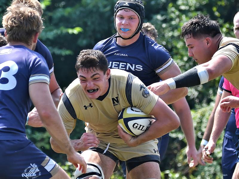 Navy vs Queens from last fall. What if this was a playoff game? Photo David Hughes.