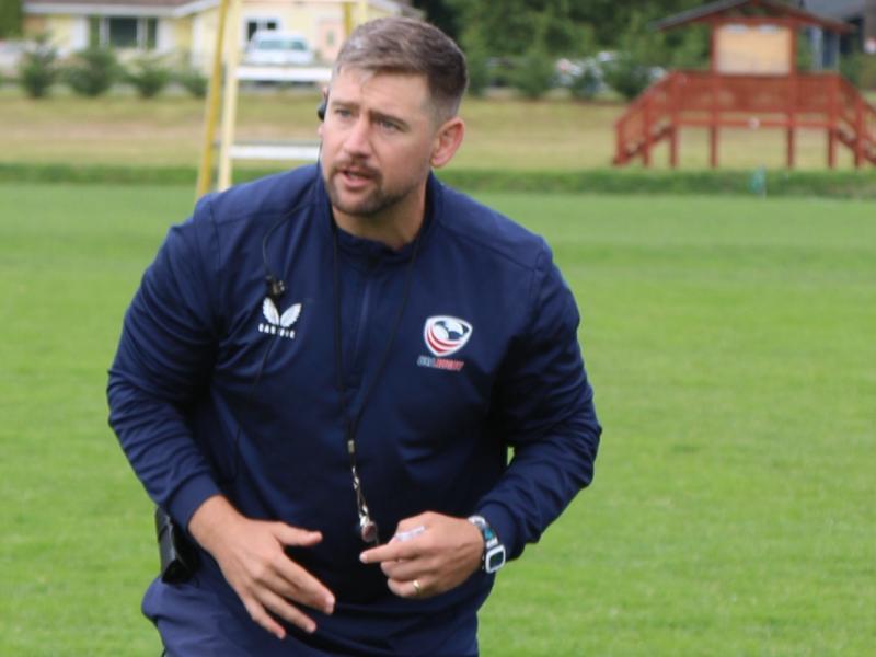 USA U20 Head Coach Neethling Gericke, on USA U20 training a couple of years ago. Photo Punkus.