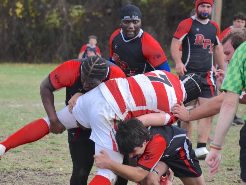 RPI on defense against Marist fall 2025.