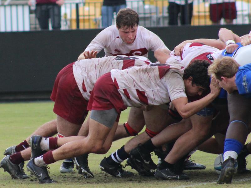 Joe Baldwin circles the scrum for Chicago. Alex Goff photo.