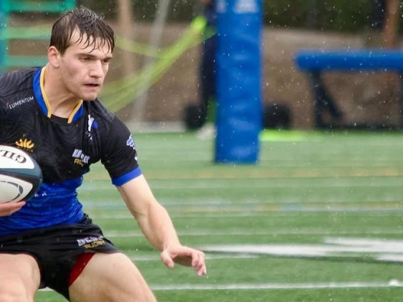 UCSB in the rain vs USD. Photo Molly Graw.