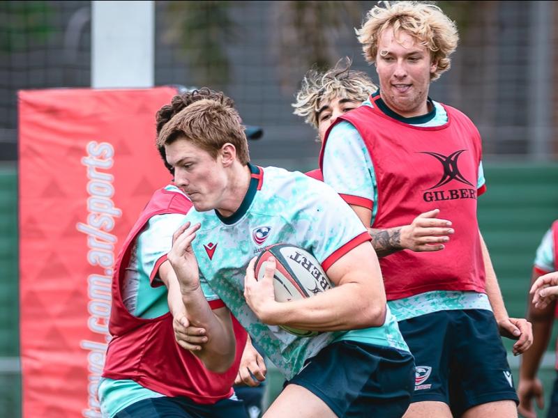 USA U18s training during their 2026 tour of South America. Photo Gonzalo Muinelo. @GonMuinelo.