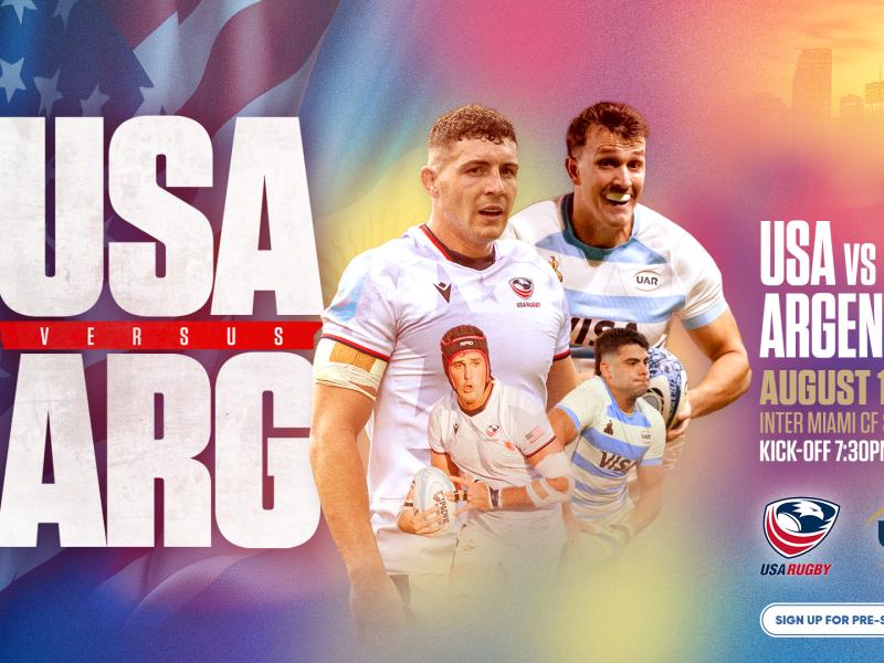 USA vs Argentina Promo Graphic.
