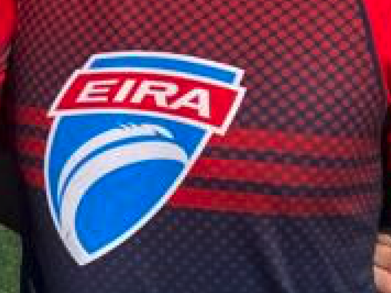 eira logo on shirt