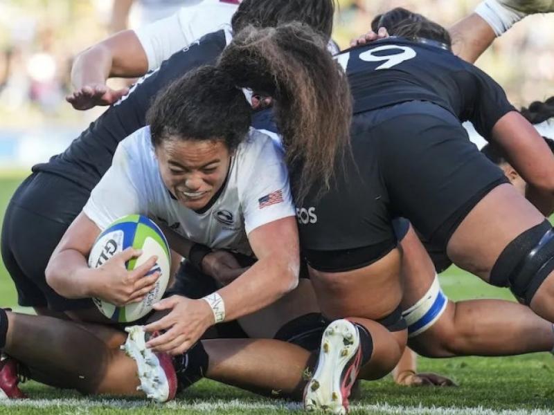 freda tafuna scores for usa john cowpland for usa rugby