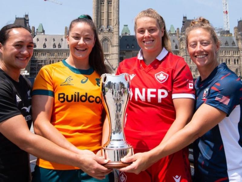 world rugby pacific four series captains photocall