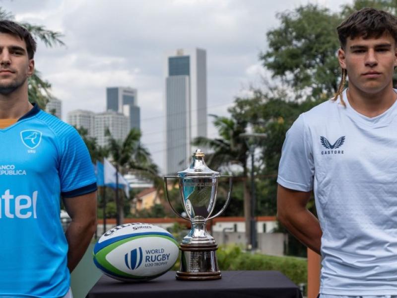 world rugby u20 trophy 2023 captains photo shoot