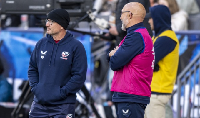 Mike Friday coached the USA men's 7s teams through their most successful seasons. Photo David Barpal.