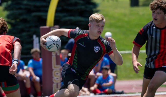 Loudoun vs San Diego in the National Youth 7s Final. Photo Greg Miranda.