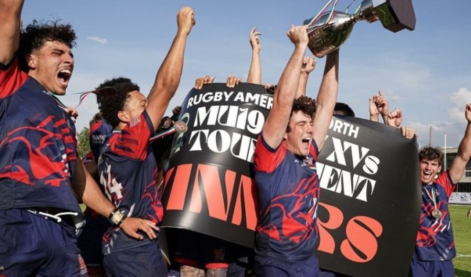 USA South wins the RAN U19s. Photo Rugby Americas North.