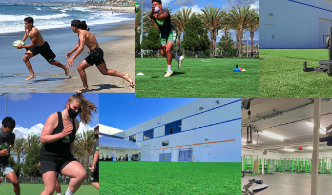 The Rhinos HP facility in San Clemente is hosting a USA Rugby Talent ID Camp.